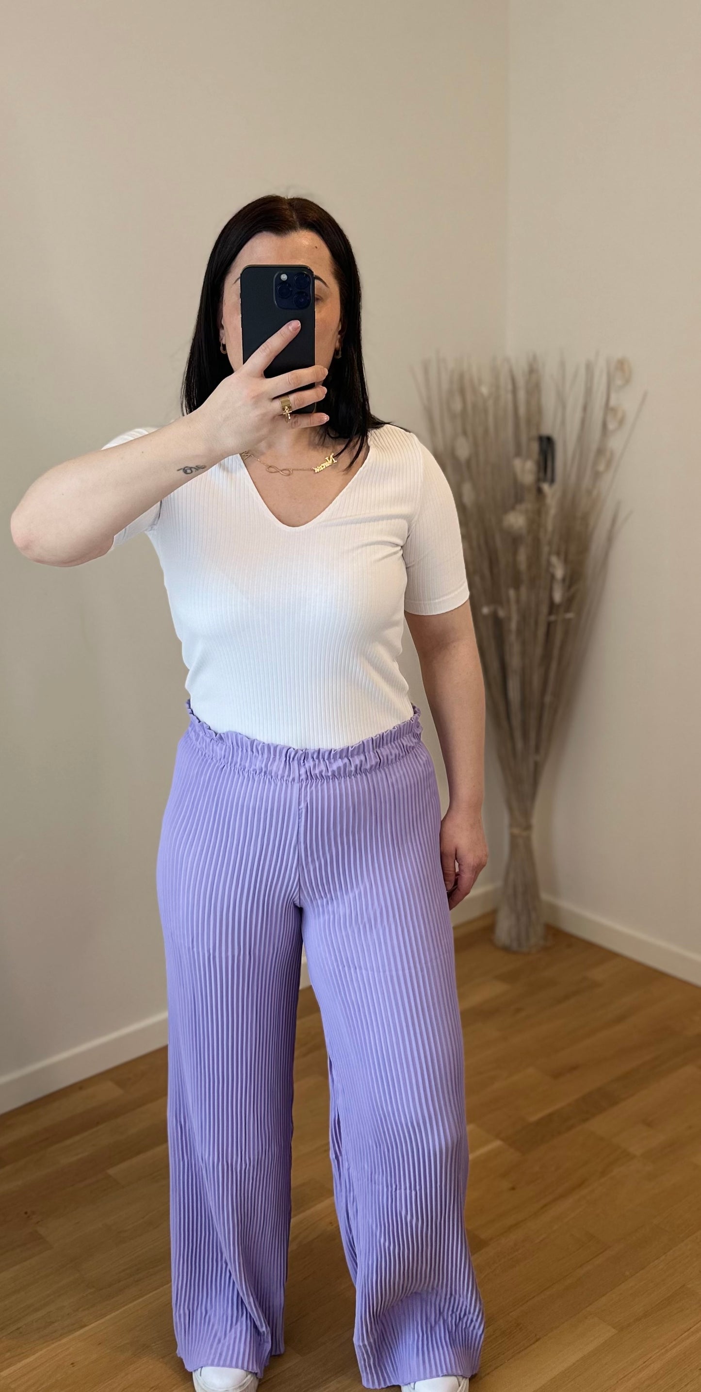 Pantalon Plissée Ana